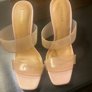 Express nude heels